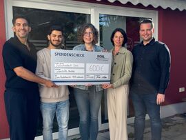 600 € Spende dank der Baderknechte &amp; Kohl automobile 