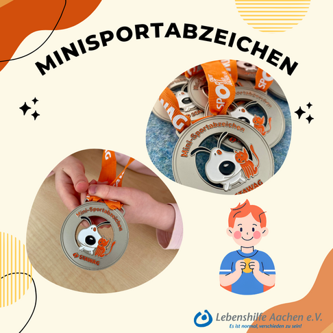 Minisportabzeichen Inklusiv in der KiTa Elise